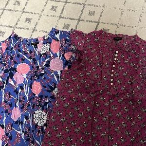 Talbots Floral Sleeveless Tops